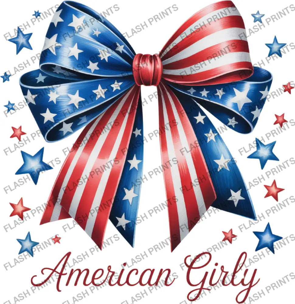 Stars & Stripes Girly Bow - Adult