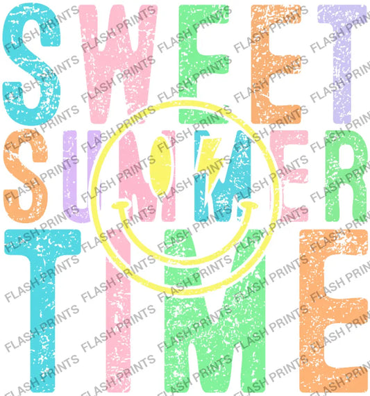 Sweet Summer Time Smiley Face - Adult