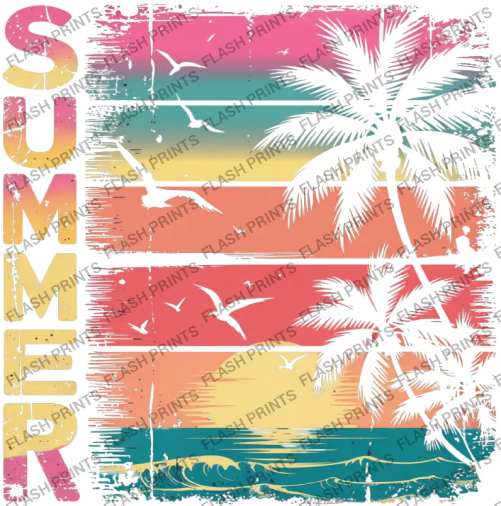 Vintage Summer Sunset - Adult